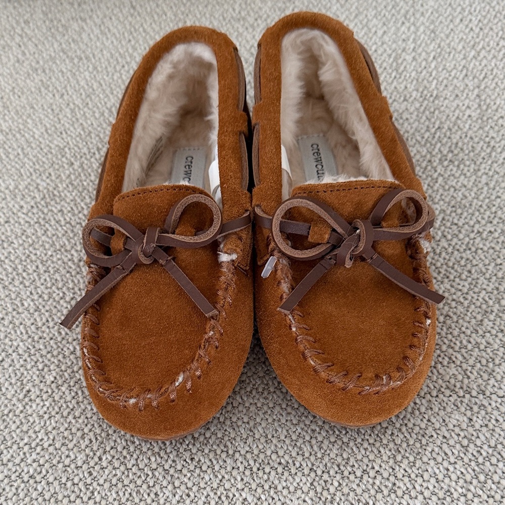 J. Crew CrewCuts Faux shearling Slippers NWOT